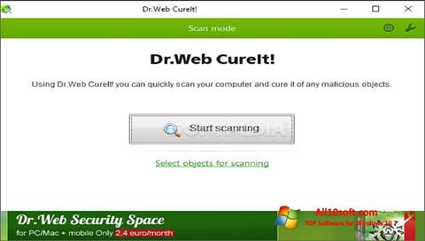 Screenshot Dr.Web CureIt Windows 10