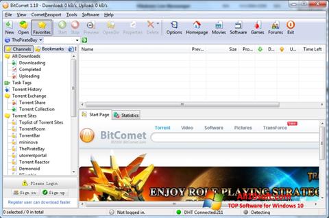 Screenshot BitComet Windows 10