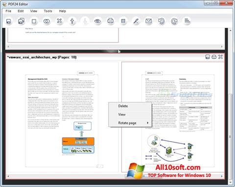 Screenshot PDF24 Creator Windows 10