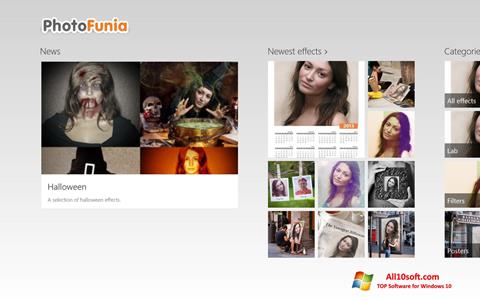 Screenshot PhotoFunia Windows 10