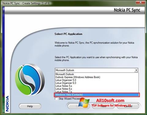 Screenshot Nokia PC Suite Windows 10