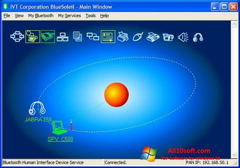 Screenshot BlueSoleil Windows 10