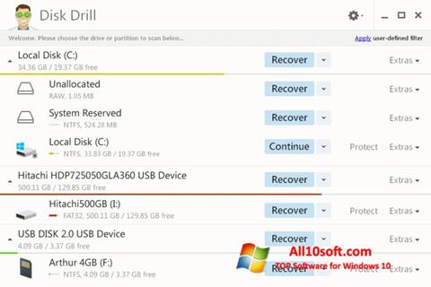 Screenshot Disk Drill Windows 10