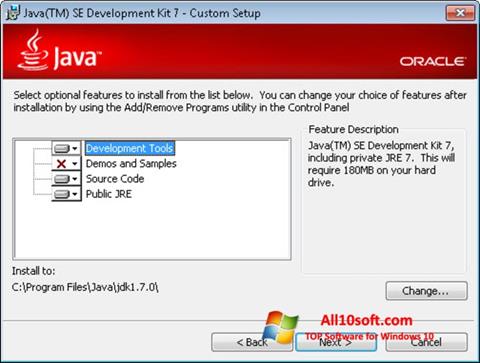 Screenshot Java SE Development Kit Windows 10