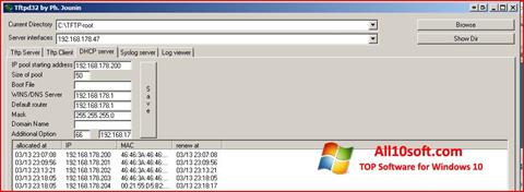 Screenshot Tftpd32 Windows 10