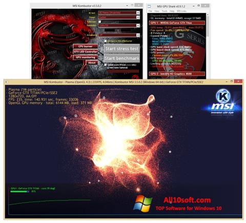 Screenshot MSI Kombustor Windows 10
