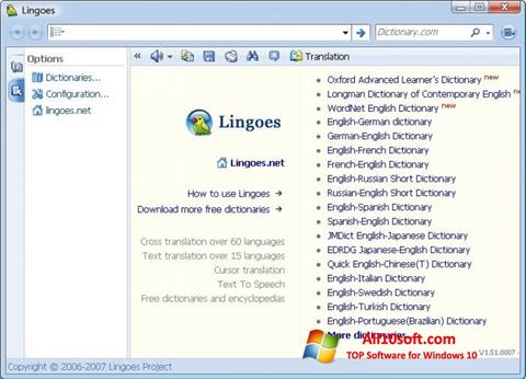 Screenshot Lingoes Windows 10