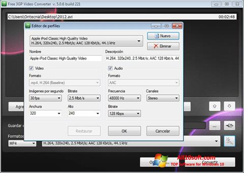 Screenshot Free MP4 Video Converter Windows 10