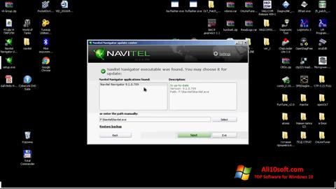 Screenshot Navitel Navigator Update Center Windows 10